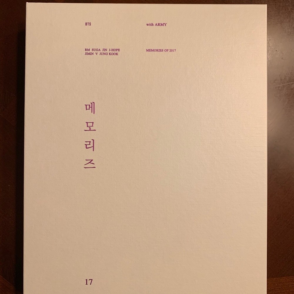 BTS memories 2017